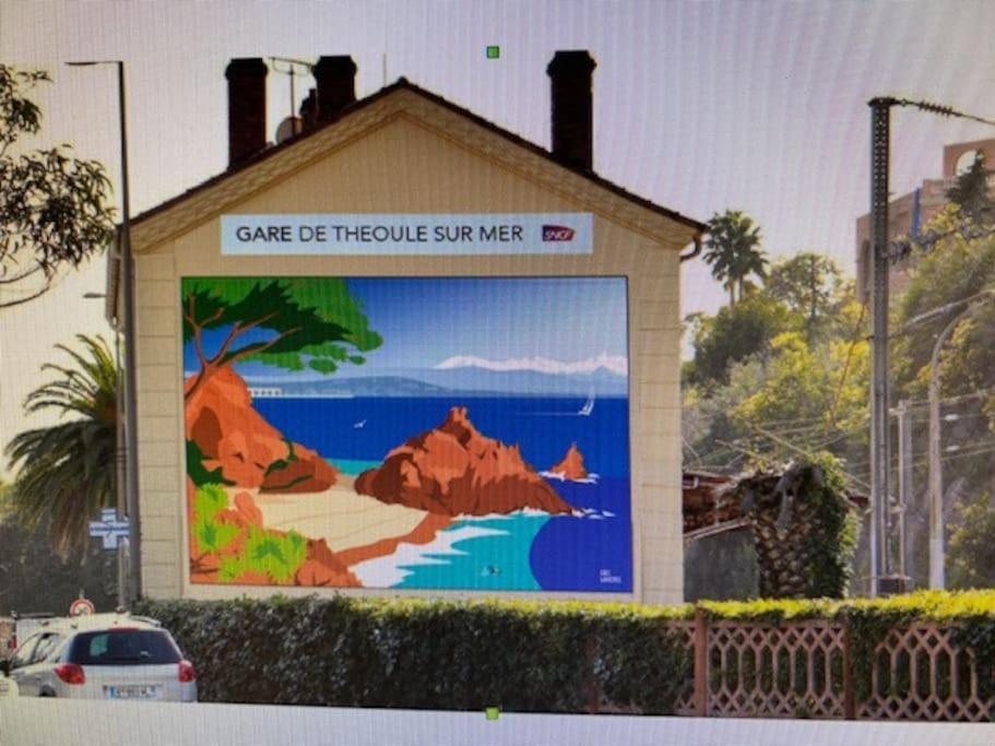 Théoule-sur-Mer 2 Pieces Climatise A 200M Des Plages מראה חיצוני תמונה