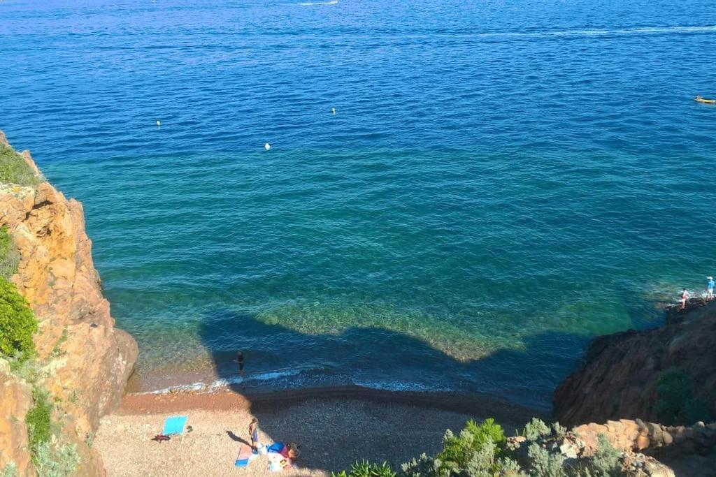Théoule-sur-Mer 2 Pieces Climatise A 200M Des Plages מראה חיצוני תמונה